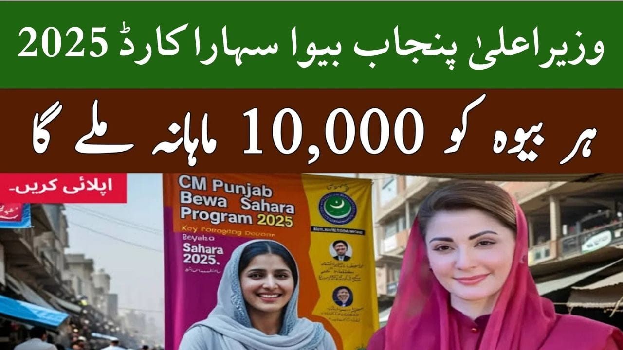 CM Punjab Bewa Sahara Card 2025